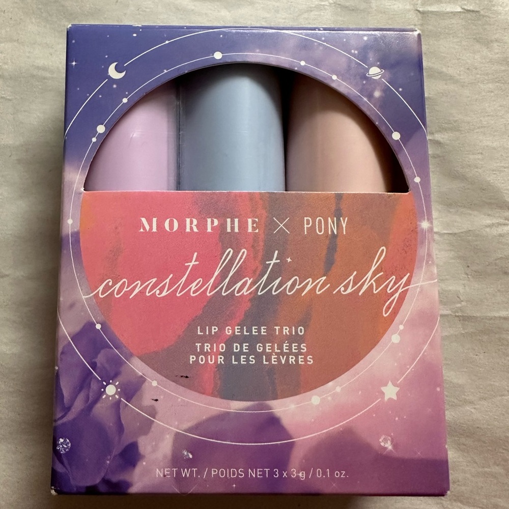 NEW Morphe x Pony Constellation Sky Lip Gelee Trio